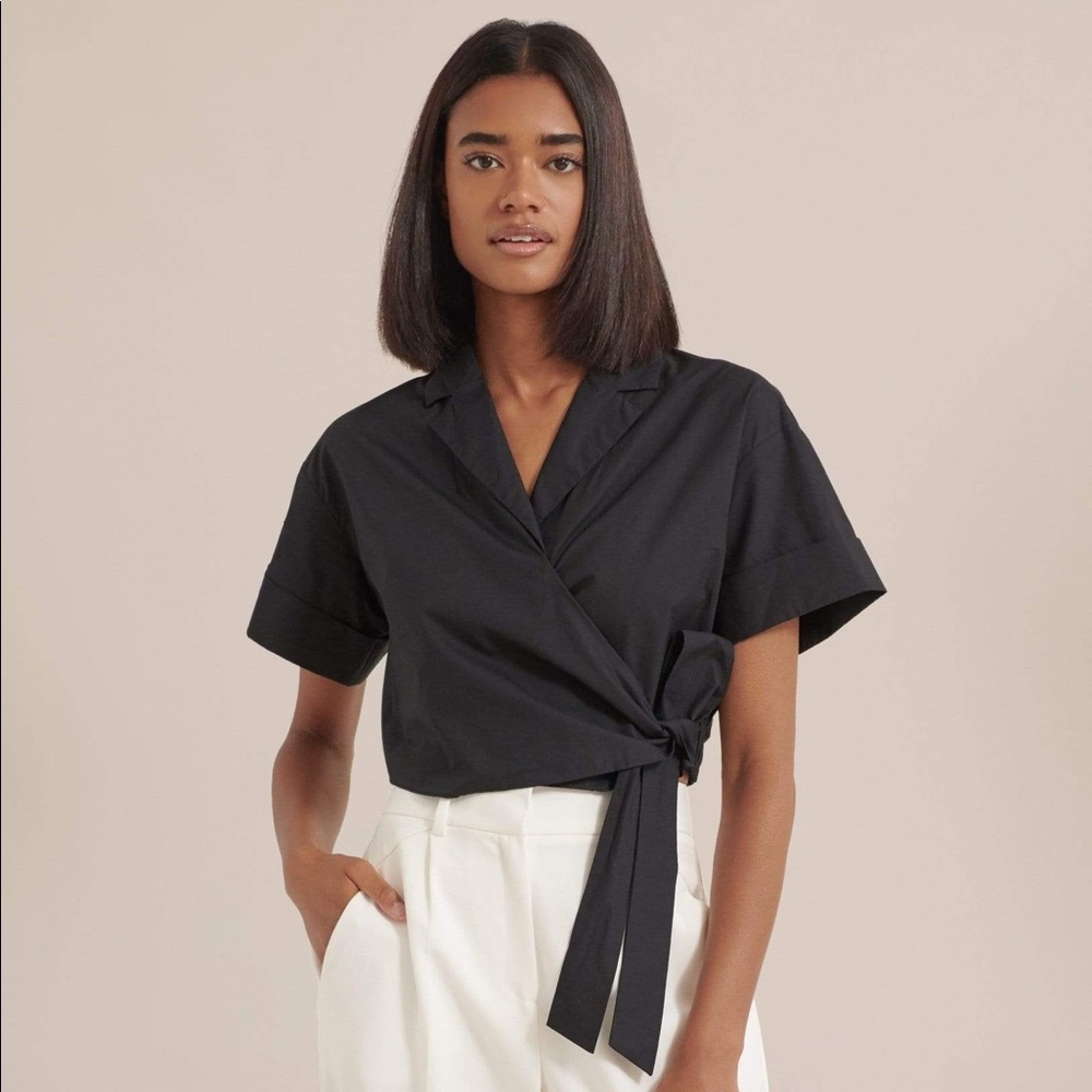 Modern Citizen Nimah cropped shirt